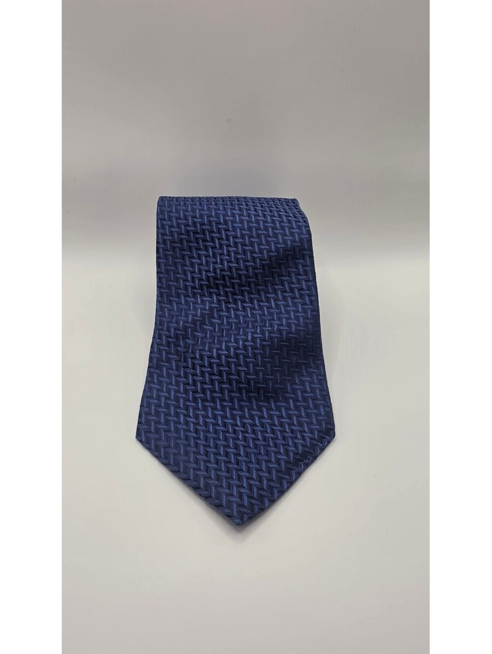 Palatina 100% Silk Navy Blue Textured Men's Tie